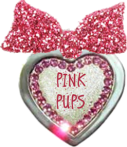 This is the official Pink Pups Badge